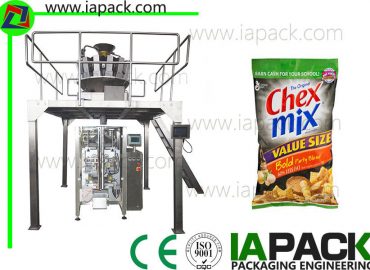 автоматична машина для упаковки продуктів харчування закуски машина для упаковки для сумки для подушок